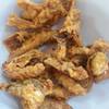 หนังปลาทอดอร่อยมาก ที่ ร้านอาหาร เม้ง โภชนา (ปิ่นเกล้า)