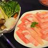 ชุดชาบูจีนหมูและไก่ ที่ ร้านอาหาร Crystal Jacky Restaurant