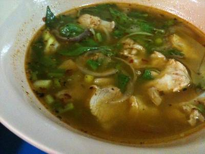ต้มแซ่บกระดูกอ่อน 60 บาท ที่ ร้านอาหาร ร้านลุงใหญ่