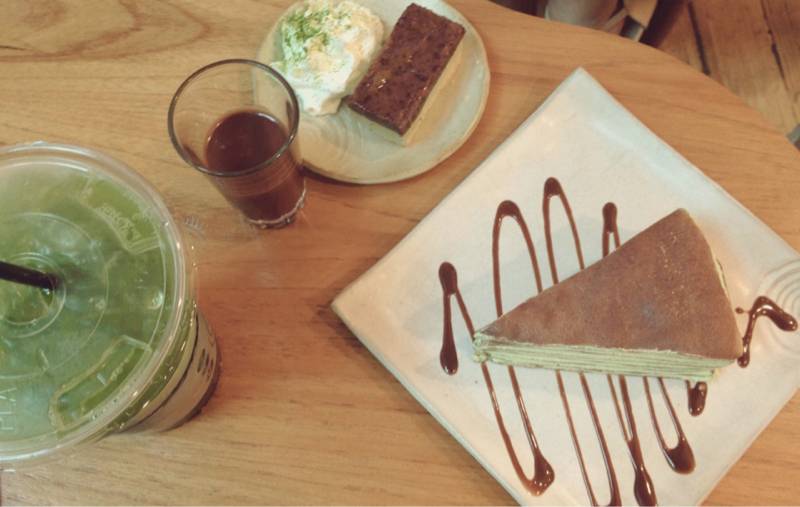 green tea melon was so nice ที่ ร้านอาหาร Chaho สยามพารากอน