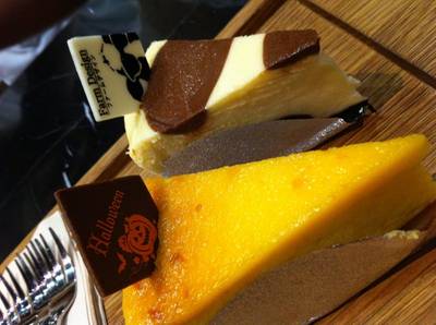 Halloween Pumpkin Cheesecake ที่ ร้านอาหาร Farm Design Terminal 21
