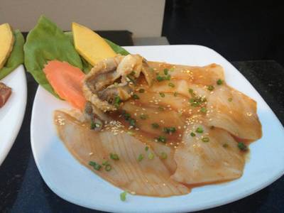 ปลาหมึก ที่ ร้านอาหาร Yakiya (Gyu Gyu Tei Rama 3) ปลาหมึก ที่ ร้านอาหาร Yakiya (Gyu Gyu Tei Rama 3)