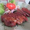 หมูย่างออแกนิก ที่ ร้านอาหาร หมูนักสู้