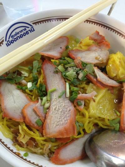 สุดยอดบะหมี่ ^^ ที่ ร้านอาหาร บุเรงนองบะหมี่เกี๊ยวกุ้ง