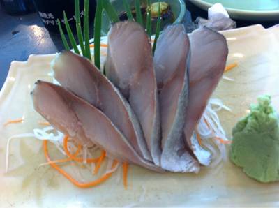 ปลาซาบะดอง ที่ ร้านอาหาร Inaho (อินาโฮ)