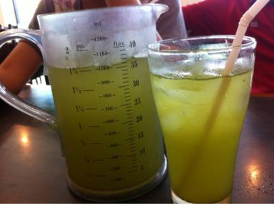 ชาเขียวรีฟิว ที่ ร้านอาหาร Inaho (อินาโฮ)