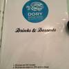 เมนูเครื่องดื่มและของหวาน ตอนนี้มี โปร 599/คน Wine Buffet ด้วยนะเออ ที่ ร้านอาหาร Dory Seafood Bistro