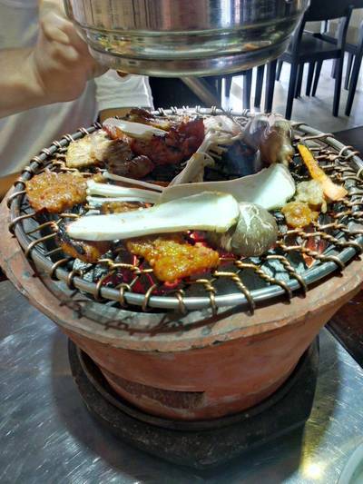 เตาปิ้งย่างแดจังกึม ที่ ร้านอาหาร IYAGI (อิยากิ)