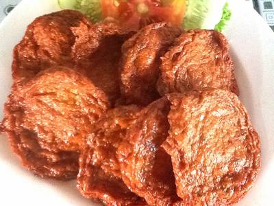 ทอดมันปลา ที่ ร้านอาหาร น้าติ
