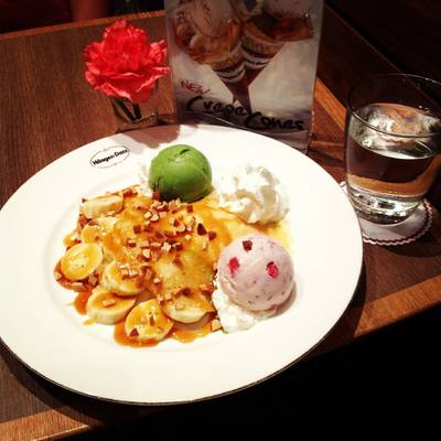 วิบครีมเยอะมาก ที่ ร้านอาหาร Haagen-Dazs Central พระราม 3