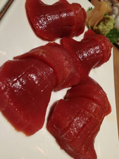 blue fin ที่ ร้านอาหาร Honmono Sushi เซ็นทรัลชิดลม