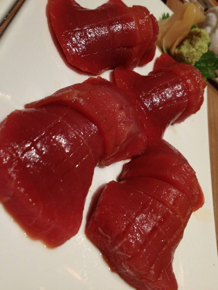 blue fin ที่ ร้านอาหาร Honmono Sushi เซ็นทรัลชิดลม