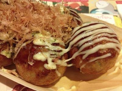 ทาโกยากิ ที่ ร้านอาหาร Gindaco  The Esplanade