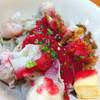 เย็นตาโฟเกี๊ยวปลาเส้นปลาแห้ง ที่ ร้านอาหาร เกี๊ยวปลานายเคี้ยม สุพรีมคอมเพล็กซ์
