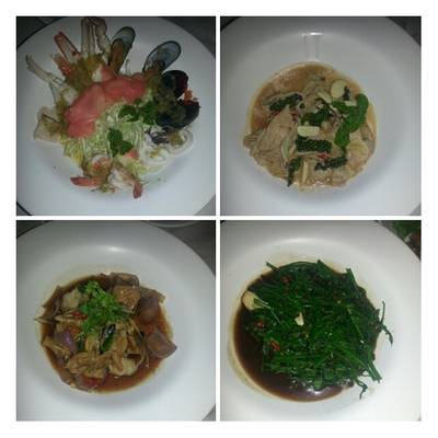 อาหารจานใหญ่เวอร์ ที่ ร้านอาหาร Sortrel นราธิวาสราชนครินทร์