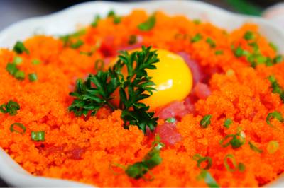 Tamago sunisu donburi ที่ ร้านอาหาร Sakana Sushi & Sashimi