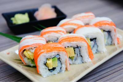 Kanabi roll ที่ ร้านอาหาร Sakana Sushi & Sashimi