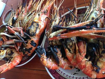ร้านอาหาร กุ้งเผาทองชุบ