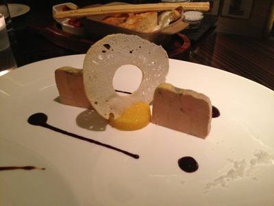 Foi gras terrine with jackfruit compote ที่ ร้านอาหาร Jojo Restaurant Foi gras terrine with jackfruit compote ที่ ร้านอาหาร Jojo Restaurant