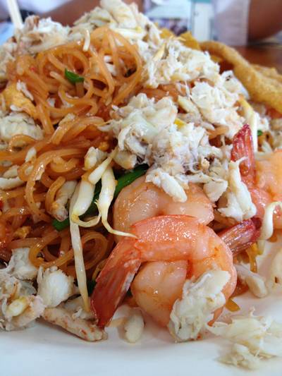 ผัดไทย คุณไกร บ้านเพ ระยอง ที่ ร้านอาหาร ผัดไทยคุณไกร