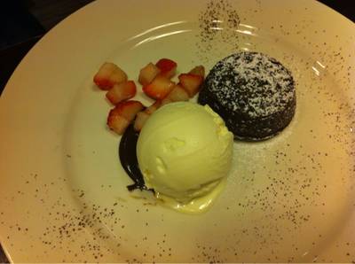 Chocolate Lava ที่ ร้านอาหาร After You Dessert Cafe เซ็นทรัลลาดพร้าว