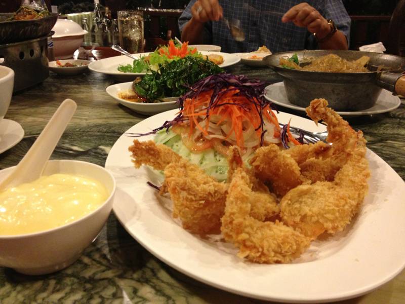 ♨♨♨ ที่ ร้านอาหาร บ้านสวนเศวตกมล