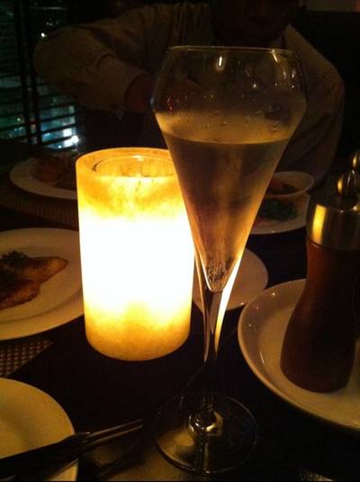 Sparkling wine ...ฟองฟู่ๆ ที่ ร้านอาหาร Vie Dining Sparkling wine ...ฟองฟู่ๆ ที่ ร้านอาหาร Vie Dining