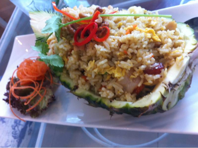 ข้าวอบสัปปะรด ที่ ร้านอาหาร Chlorophyll