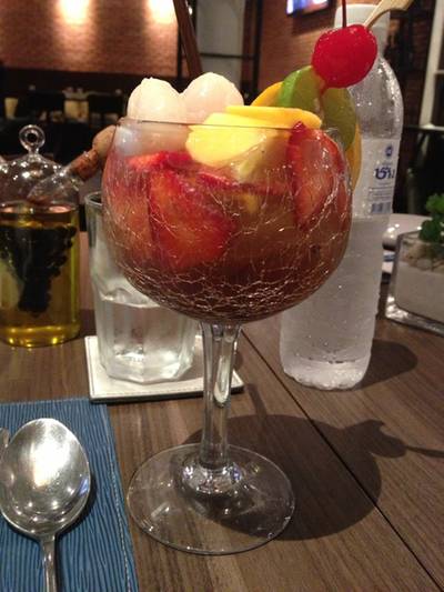 The best mocktail in my life <3 "Arroyteesud"  ที่ ร้านอาหาร Capri K-Village