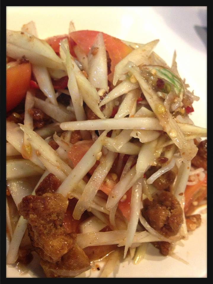 ตำแสบสนิท อร่อยได้ใจมากมาย ^^ ที่ ร้านอาหาร ตำแหล