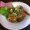 เตี๋ยวคั่วไก่จ้า ที่ ร้านอาหาร je & ja coffee