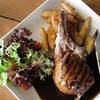 Stuffed Pork Chop Mustard Sauce ที่ ร้านอาหาร Mellow Crystal Park