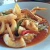 หมึกไข่เค็ม ที่ ร้านอาหาร กินปู ซีฟู้ด