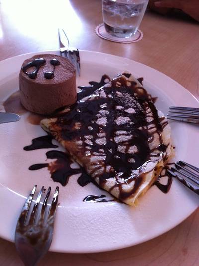 เครป - -" ที่ ร้านอาหาร The Foodie หมู่บ้านซีเมนต์ไทย