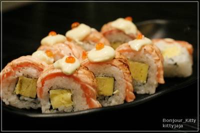 Salmon Roll  ที่ ร้านอาหาร Sushi Masa ราชเทวี