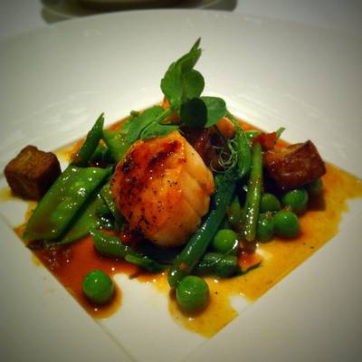 scallop ที่ ร้านอาหาร Fireplace Grill