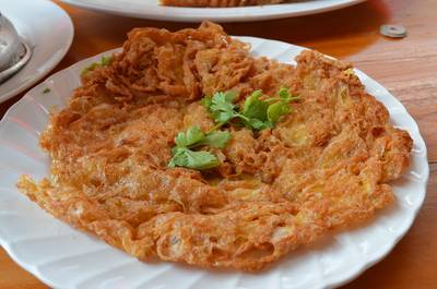 ไข่เจียวปู  ที่ ร้านอาหาร ปลาทู