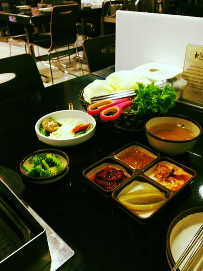 เครื่องเคียง ที่ ร้านอาหาร Kimju The Circle