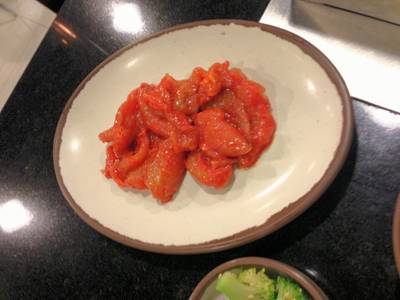 ไก่ส่วนน่อง ที่ ร้านอาหาร Kimju The Circle