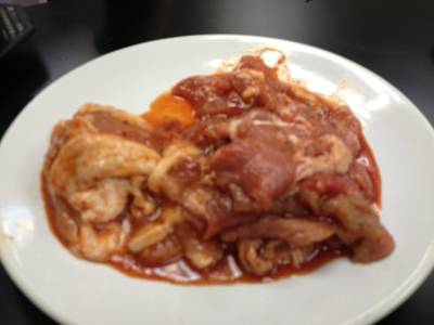 รวมหมูหมักกิมจิ ที่ ร้านอาหาร Salang พญาไท