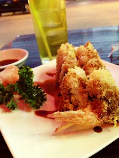 Ebi Tem Maki ที่ ร้านอาหาร Ai Sushi