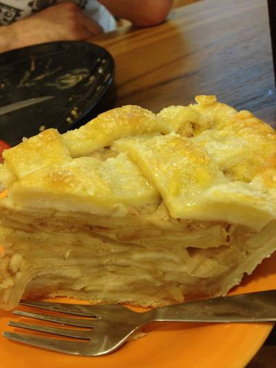Pie Apple อร่อยไม่หวานมาก  ที่ ร้านอาหาร Sunrise Tacos Promenade