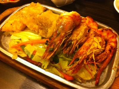 สเต็กซีฟู้ดส์ ที่ ร้านอาหาร โตไก ยาคินิคุ ประสานมิตร พลาซ่า