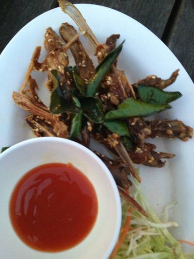 ปากเป็ดทอด (รสชาติทั่วไป) ที่ ร้านอาหาร แพอาหาร กู๊ดวิว ปากเป็ดทอด (รสชาติทั่วไป) ที่ ร้านอาหาร แพอาหาร กู๊ดวิว