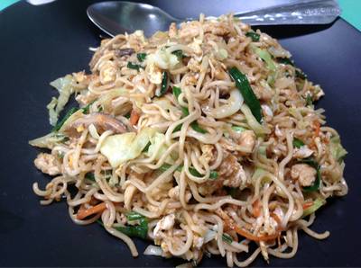 หมี่เบตง ที่ ร้านอาหาร จิบชาในสวน หมี่เบตง ที่ ร้านอาหาร จิบชาในสวน