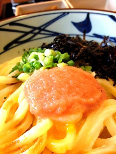 Mentai Kamatama Udon Size-L 139 Baht ที่ ร้านอาหาร Marugame Seimen (มารุกาเมะ เซเมง) Future Park Rangsit