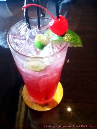 no alcohol cocktail ที่ ร้านอาหาร Hard Rock Cafe Bangkok
