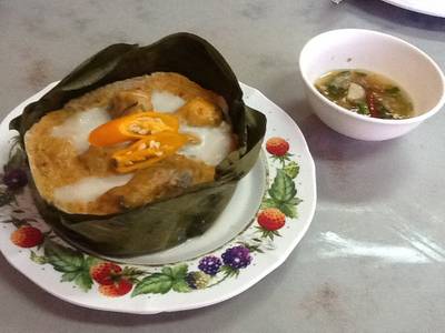 ห่อหมกปลาช่อนเนื้อเนตๆ ไร้ผักให้รำคาญใจ ที่ ร้านอาหาร ติ๊กโภชนา