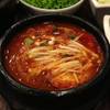 ซุปกิมจิ ที่ ร้านอาหาร Nolboo Hangari BBQ Korea
