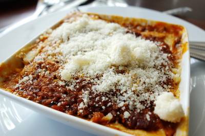 ลาซานย่า ซีฟู๊ด ที่ ร้านอาหาร Scoozi The Circle ราชพฤกษ์